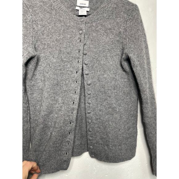 Jason Wu 100% Cashmere Gray Cardigan Sweater Size XS - Picture 3 of 8